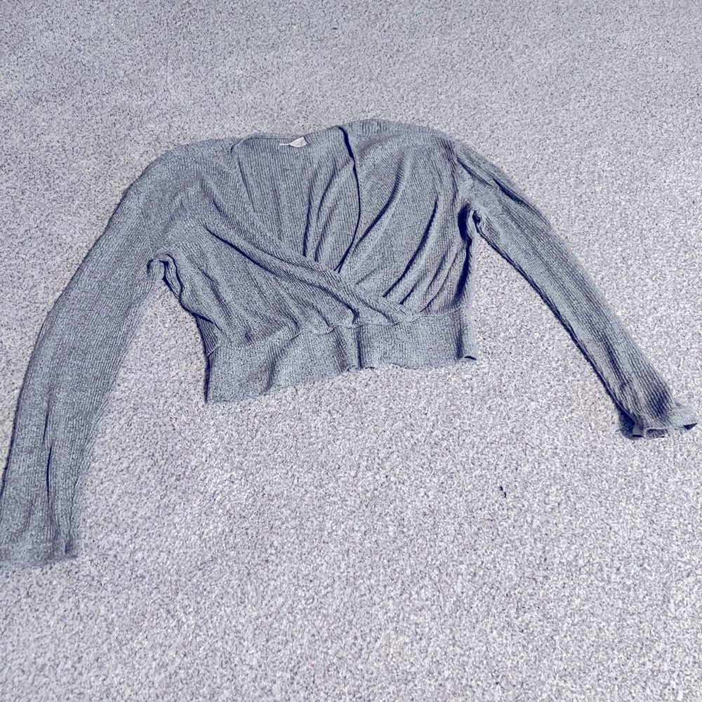 Lou & Grey crossover sweater—one piece